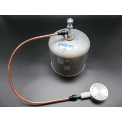 Round burner copper connection